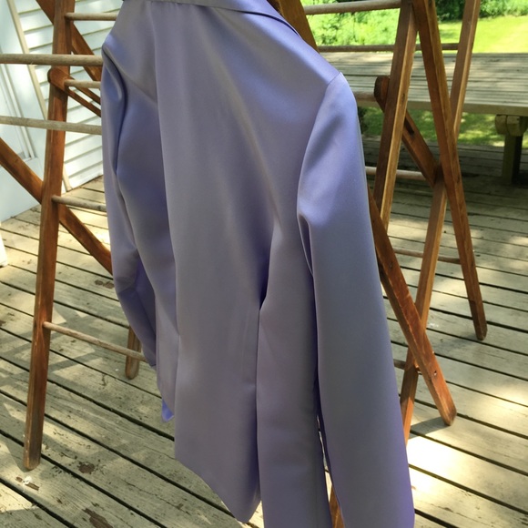 Holt Renfrew glam lavender blouse. - Picture 5 of 6